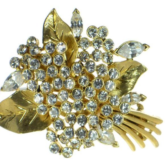 Jennifer Behr Verona Crystal Barrette Hair Accessory main image 5